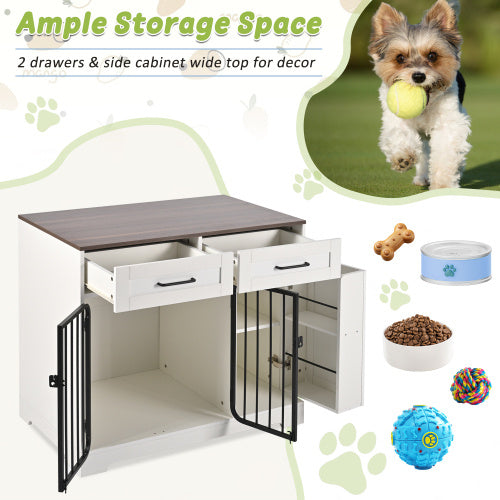Modern Furniture Dog Crate Side End Table For Small Medium Dogs