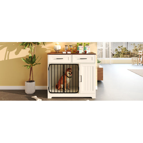 Modern Furniture Dog Crate Side End Table For Small Medium Dogs