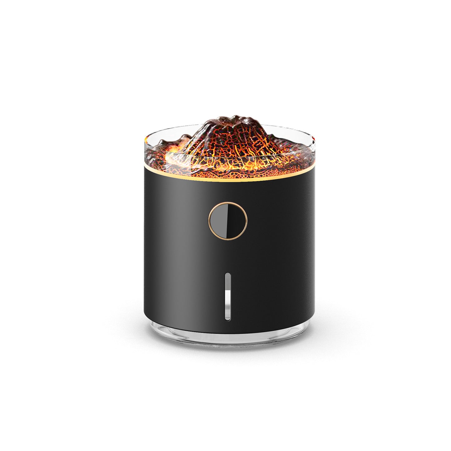 Digital Display Two-color Flame Aroma Diffuser Desktop Volcano