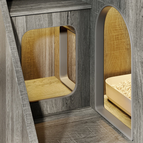 Indoor Cat House Side Table For Living Room