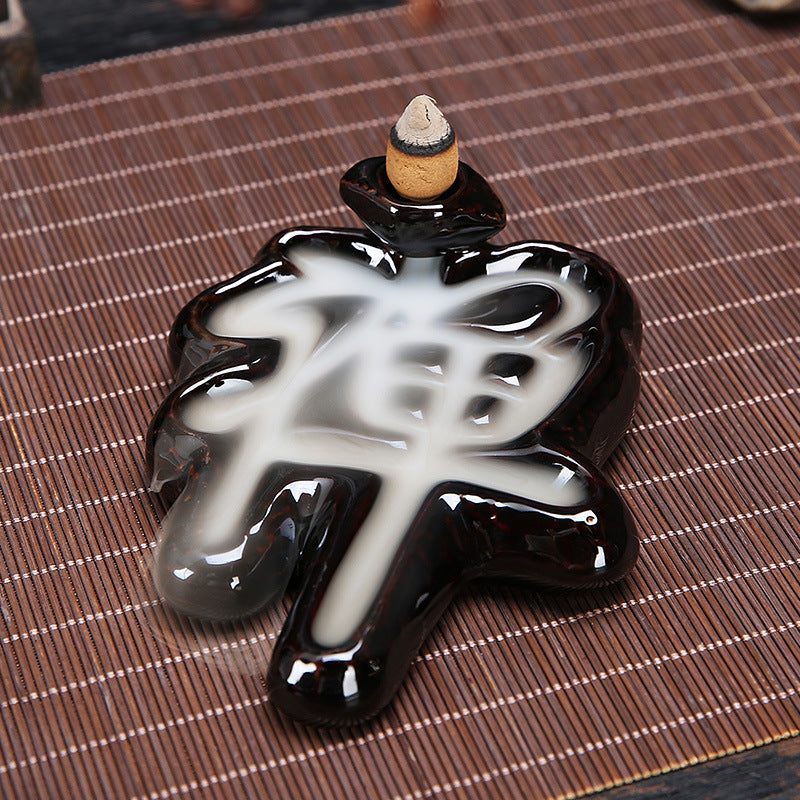 Backflow Incense Burner Backflow Incense Tower Incense Ceramic Incense Burner Ornaments