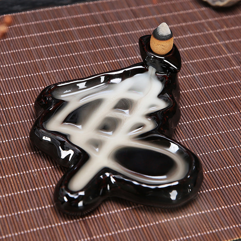 Backflow Incense Burner Backflow Incense Tower Incense Ceramic Incense Burner Ornaments