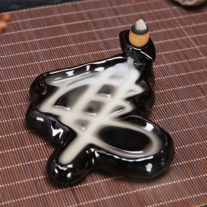 Backflow Incense Burner Backflow Incense Tower Incense Ceramic Incense Burner Ornaments