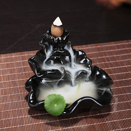 Backflow Incense Burner Backflow Incense Tower Incense Ceramic Incense Burner Ornaments