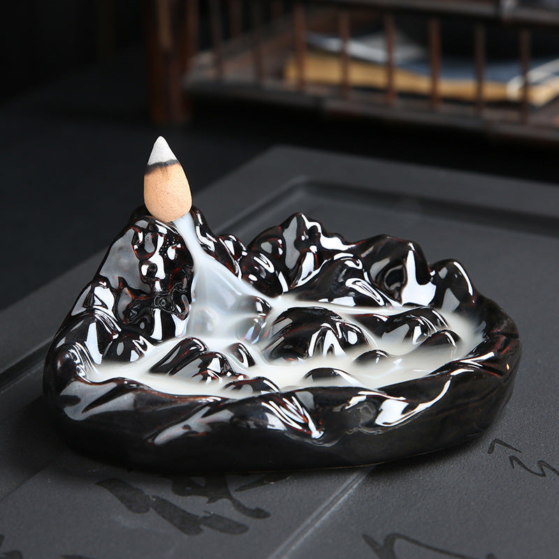 Backflow Incense Burner Backflow Incense Tower Incense Ceramic Incense Burner Ornaments