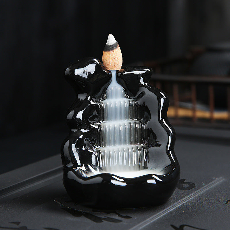 Backflow Incense Burner Backflow Incense Tower Incense Ceramic Incense Burner Ornaments