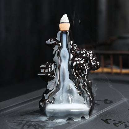 Backflow Incense Burner Backflow Incense Tower Incense Ceramic Incense Burner Ornaments