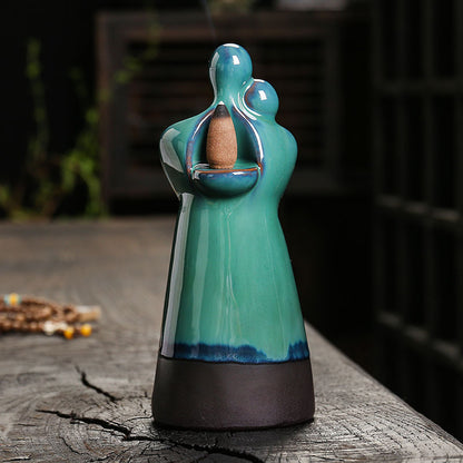 Ceramic Backflow Incense Burner Home Decorations And Accessories