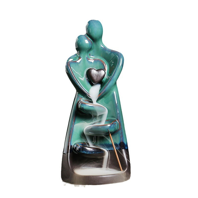 Ceramic Backflow Incense Burner Home Decorations And Accessories