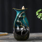 Yoga Ceramic Creative Backflow Incense Burner Decoration