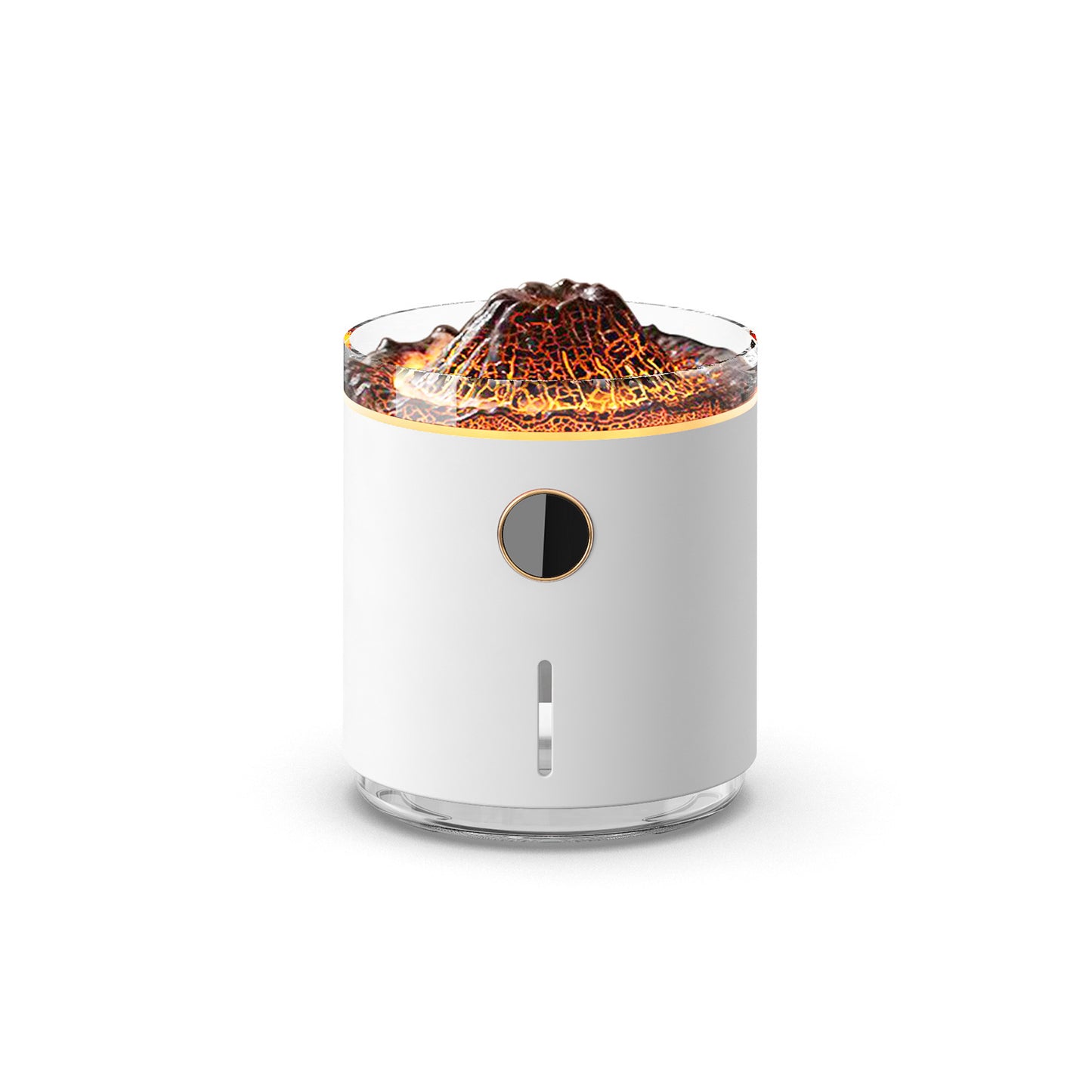 Digital Display Two-color Flame Aroma Diffuser Desktop Volcano