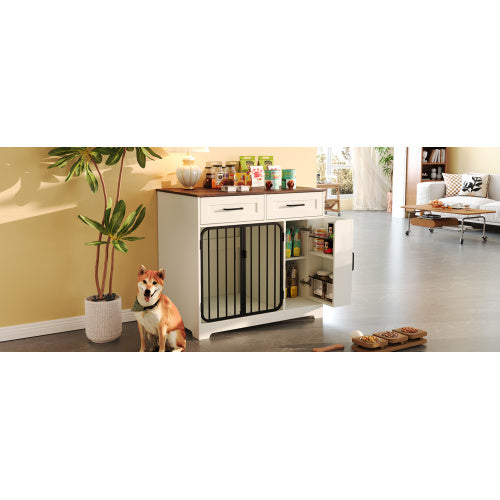 Modern Furniture Dog Crate Side End Table For Small Medium Dogs