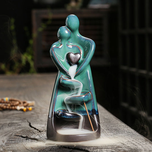 Ceramic Backflow Incense Burner Home Decorations And Accessories