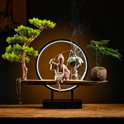 Chinese Style Backflow Incense Burner Aroma Diffuser Creative Ornament Decoration