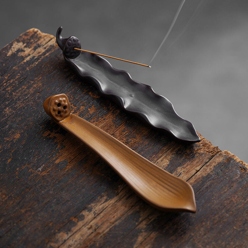 Lotus Root Incense Holder Ceramic Incense Burner Incense Burner Ornaments