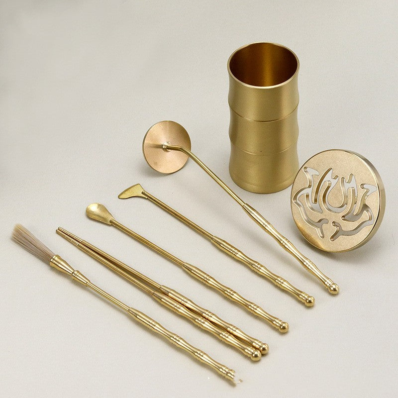 Incense Tools Set Pure Brass Incense Shovel Incense Scoop Incense Burner
