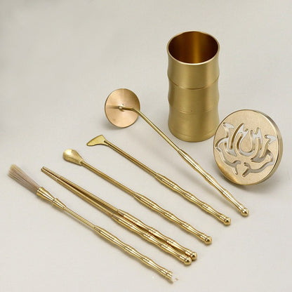 Incense Tools Set Pure Brass Incense Shovel Incense Scoop Incense Burner