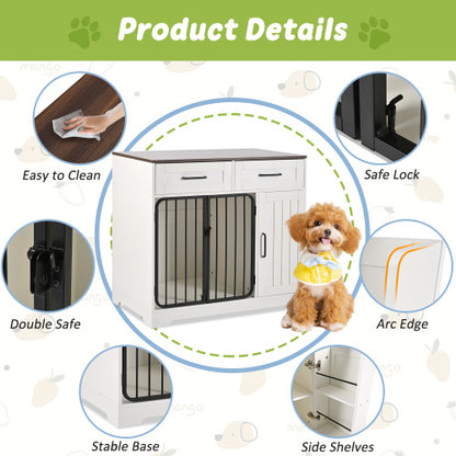 Modern Furniture Dog Crate Side End Table For Small Medium Dogs