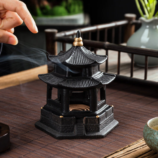 Creative Hexagonal Cool Pavilion Aromatherapy Stove For Home Indoor Use