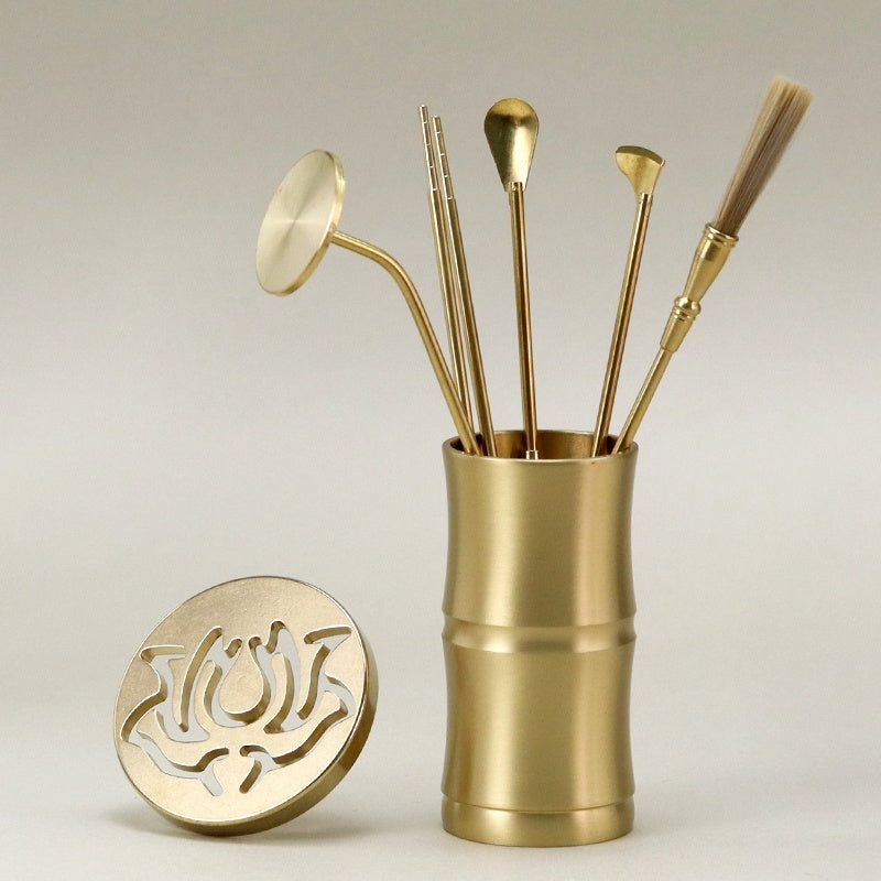 Incense Tools Set Pure Brass Incense Shovel Incense Scoop Incense Burner