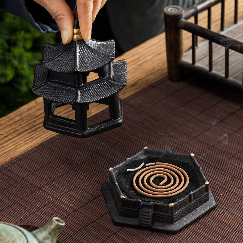 Creative Hexagonal Cool Pavilion Aromatherapy Stove For Home Indoor Use