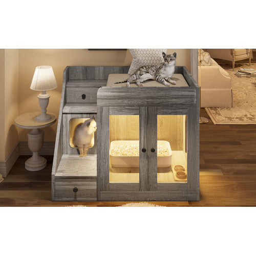 Indoor Cat House Side Table For Living Room
