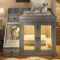 Indoor Cat House Side Table For Living Room