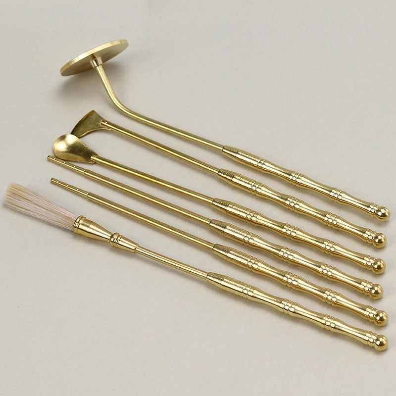 Incense Tools Set Pure Brass Incense Shovel Incense Scoop Incense Burner