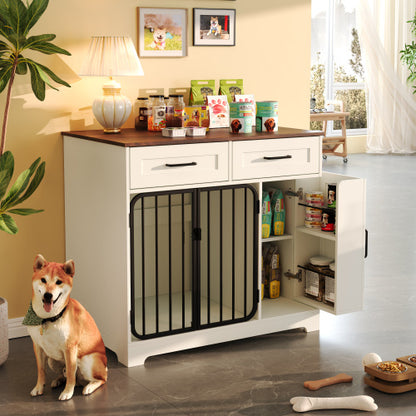 Modern Furniture Dog Crate Side End Table For Small Medium Dogs