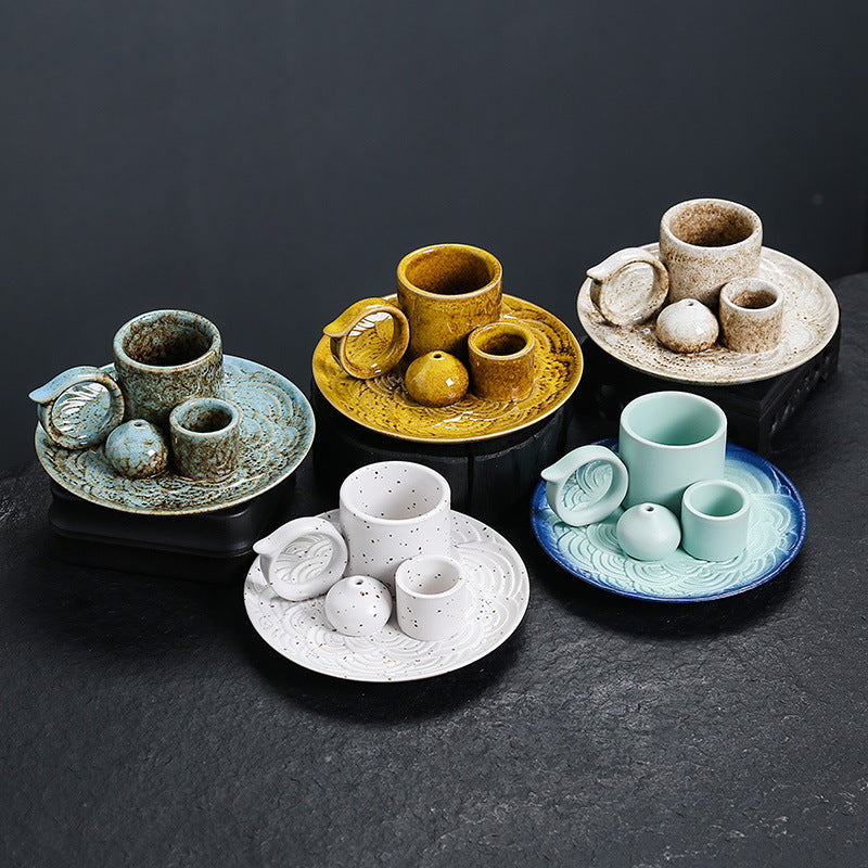 Burning Tray Bracket Ceramic Incense Burner